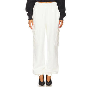 SALLY LAPOINTE  cotton JOGGERS Off White size M NWT $290msrp
